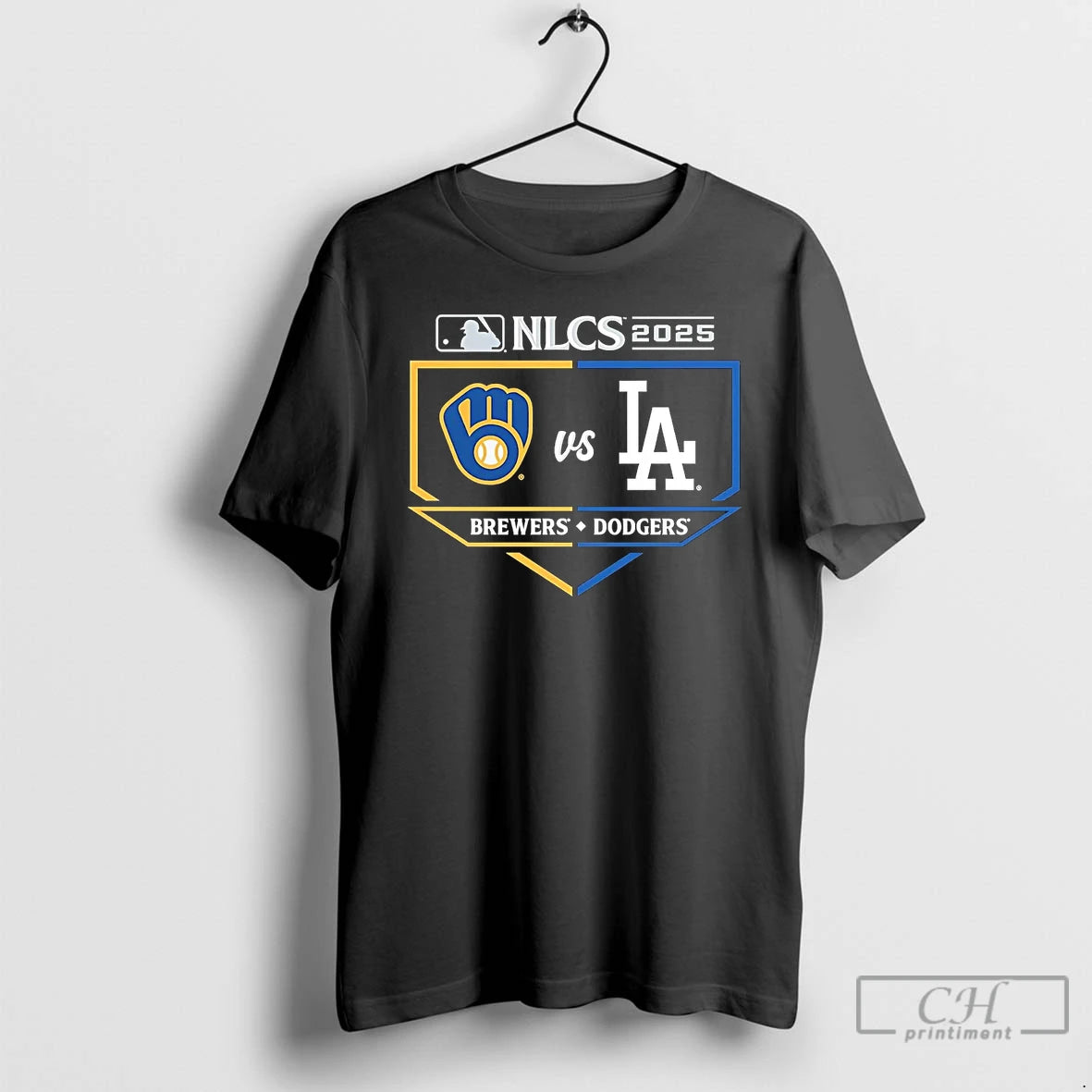 Classic Milwaukee Brewers Vs Los Angeles Dodgers 2025 Nlcs Matchup T Shirts - clothing by TeeHivey.com