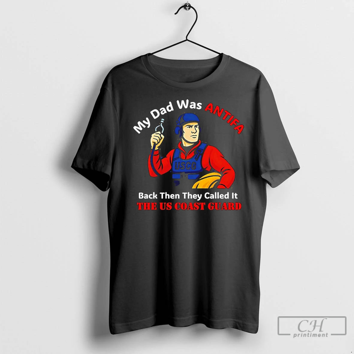 Classic My Dad Was Antifa Back Then They Called It The Us Coast Guard - clothing by TeeHivey.com
