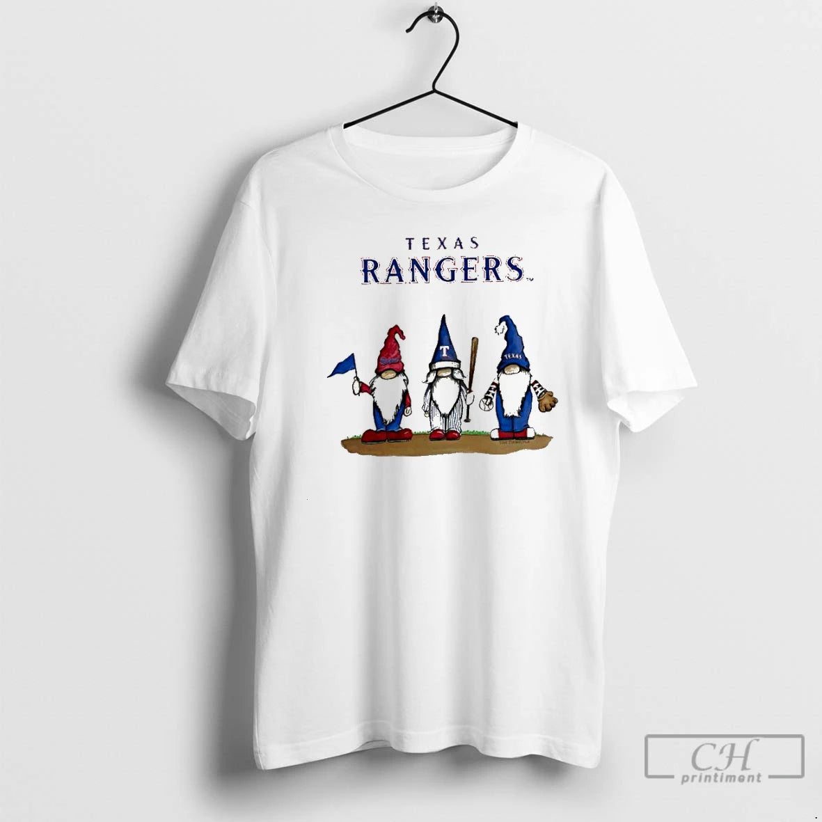 Classic Nationals Gnomes With Texas Rangers Basketball