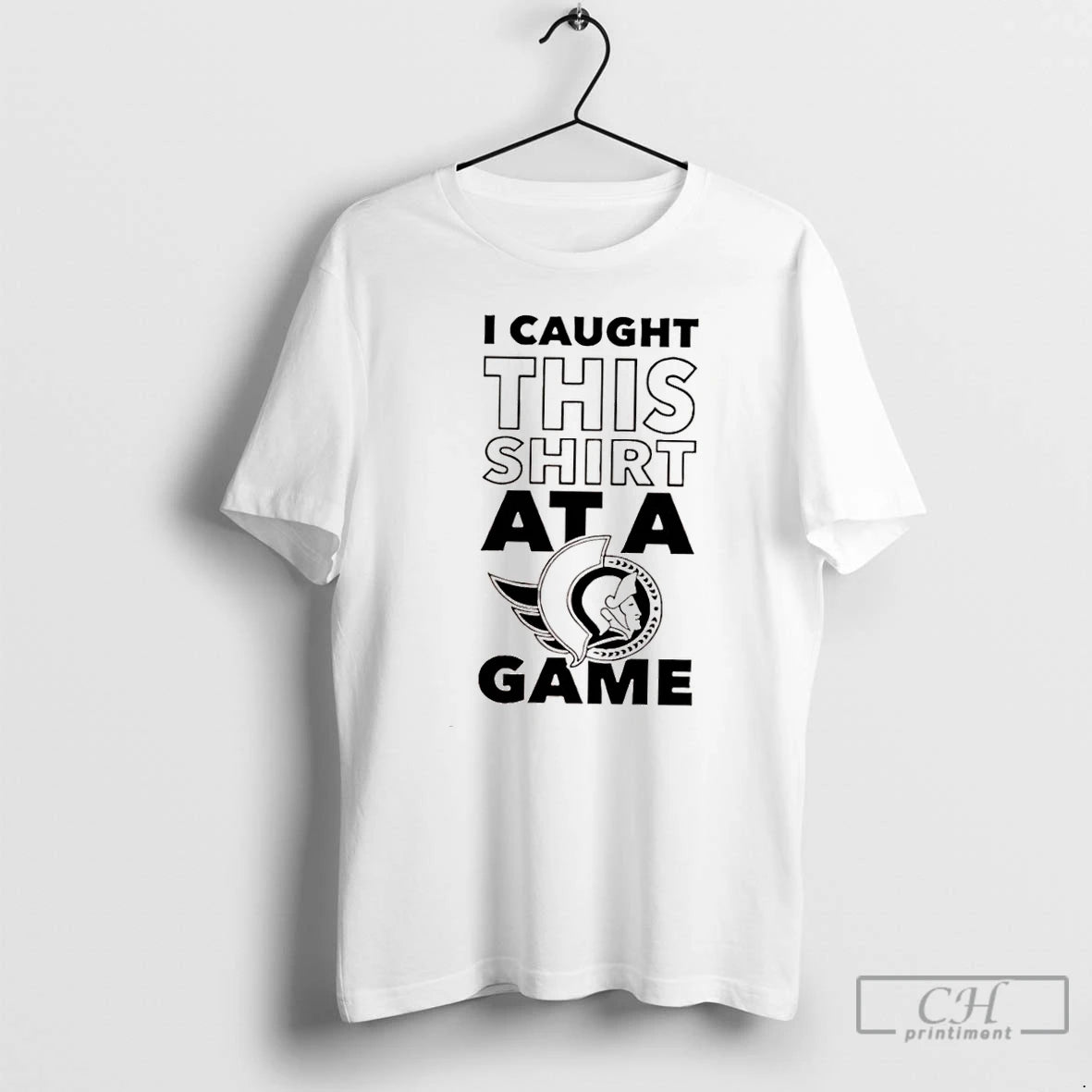 Classic Ottawa Senators I Caught This At A Game T Shirts - clothing by TeeHivey.com