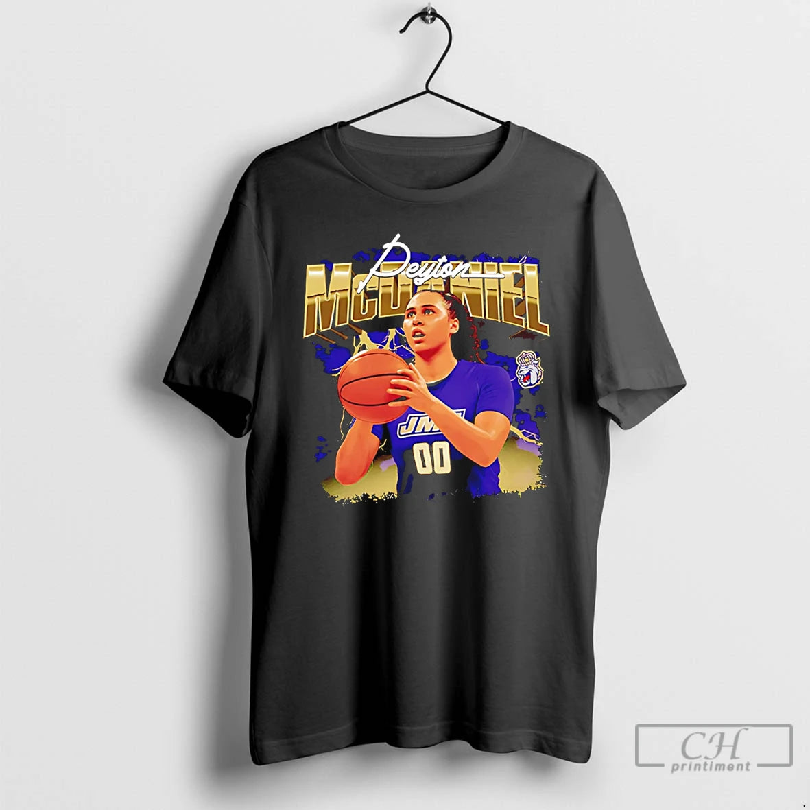Classic Peyton Mcdaniel Jmu Basketball Ncaa Player Collage