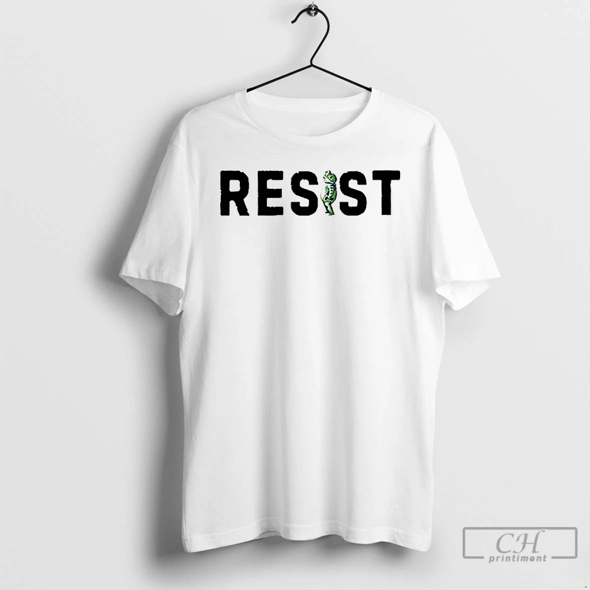 Classic Portland Frog Resist 2 Sided T Shirts - clothing by TeeHivey.com