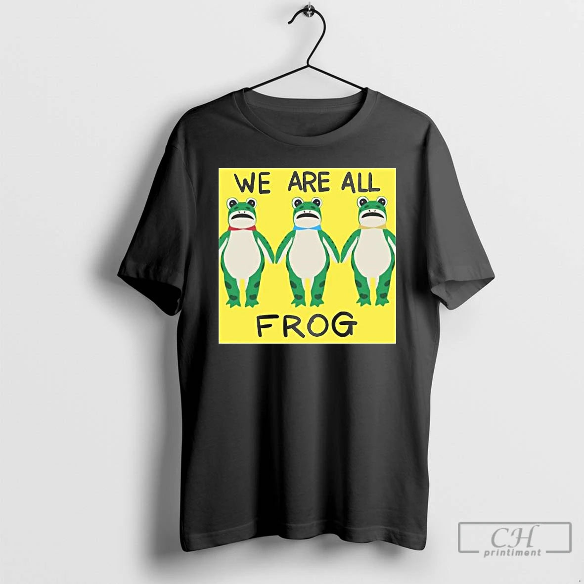 Classic Portland Frog We Are All Frog Long Sleve T Shirts - clothing by TeeHivey.com
