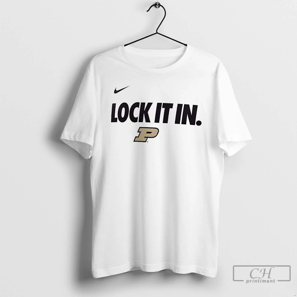 Classic Purdue Boilermakers Lock It In Logo