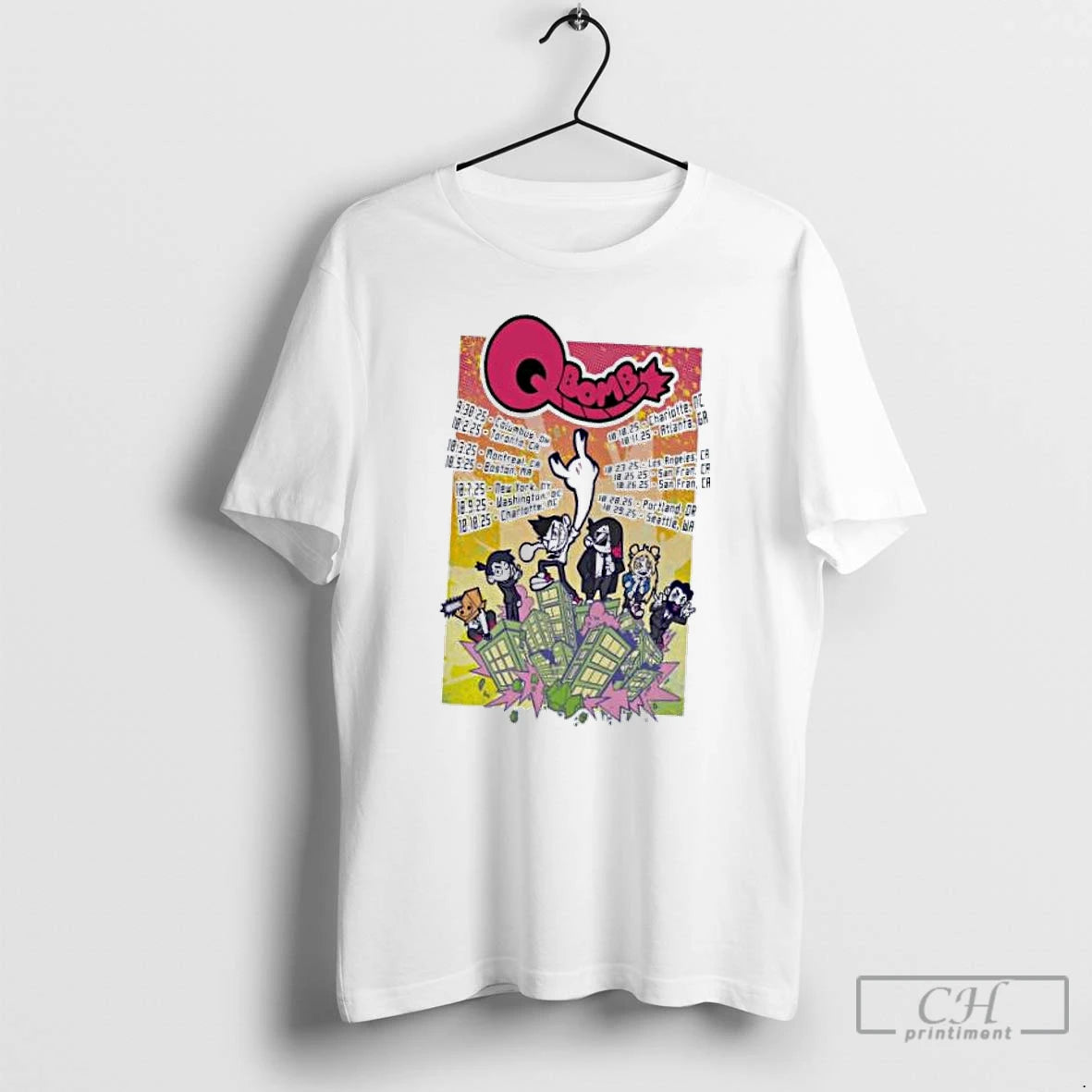 Classic Qbomb Tour 2025 T Shirts - clothing by TeeHivey.com