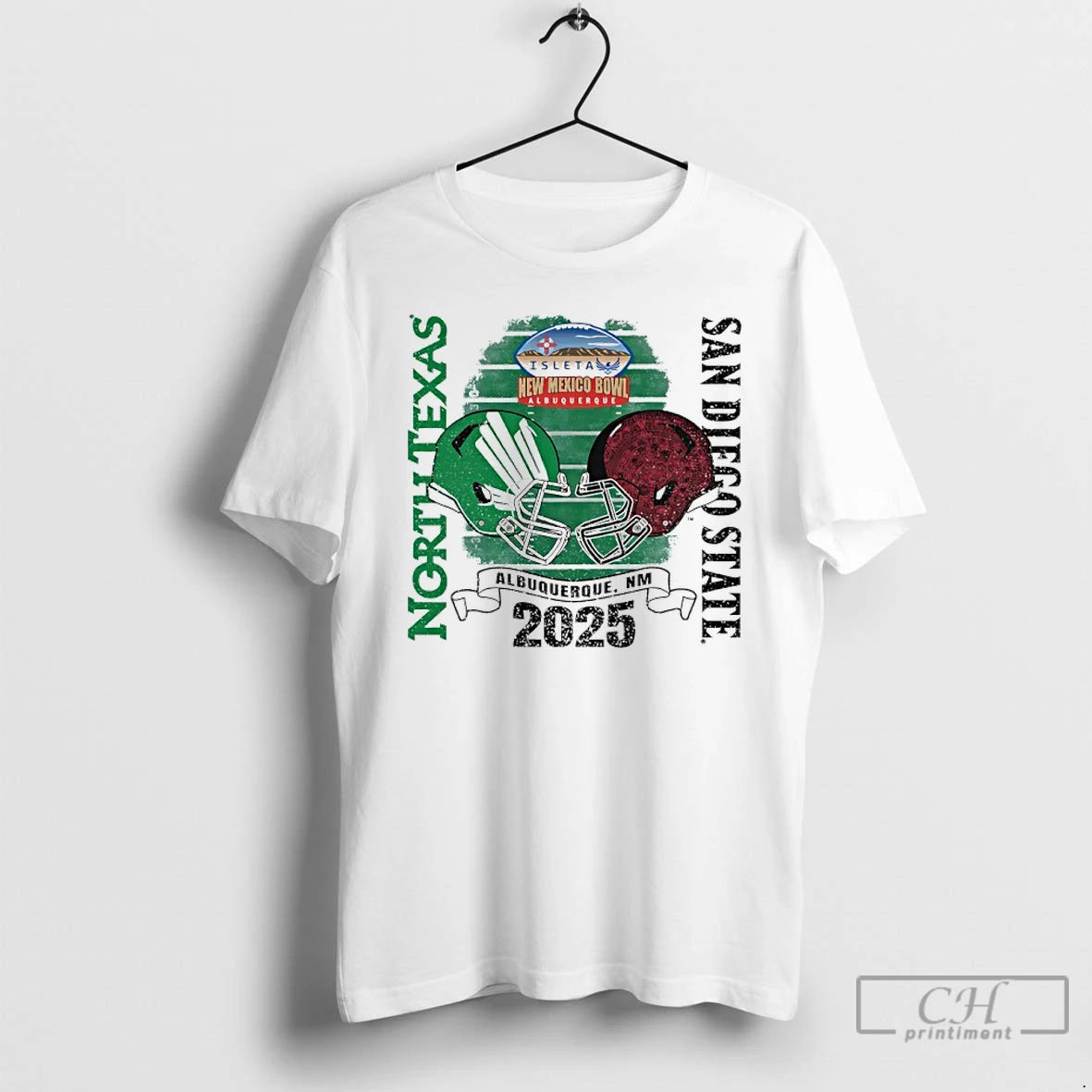 Classic Rate Bowl 2025 Texas Mean Green Vs San Diego State Aztecs T Shirts Sweater - clothing by TeeHivey.com