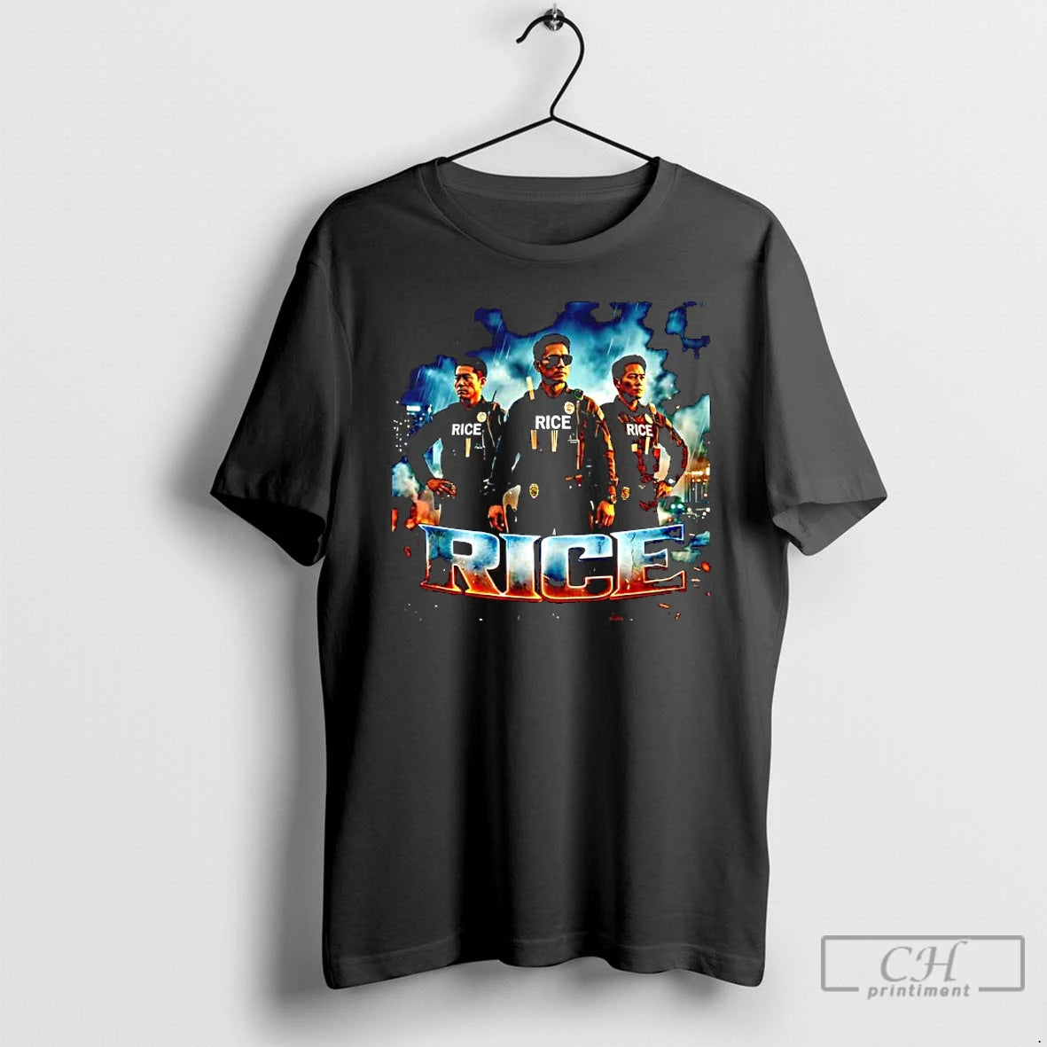 Classic Rice Police Force Graphic - clothing by TeeHivey.com