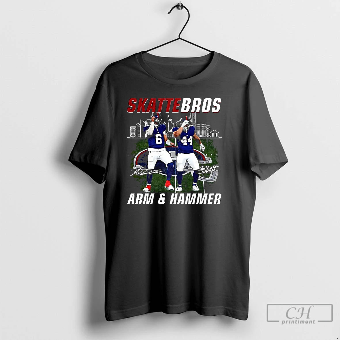 Classic Skattebros Arm And Hammer Signature T Shirts - clothing by TeeHivey.com