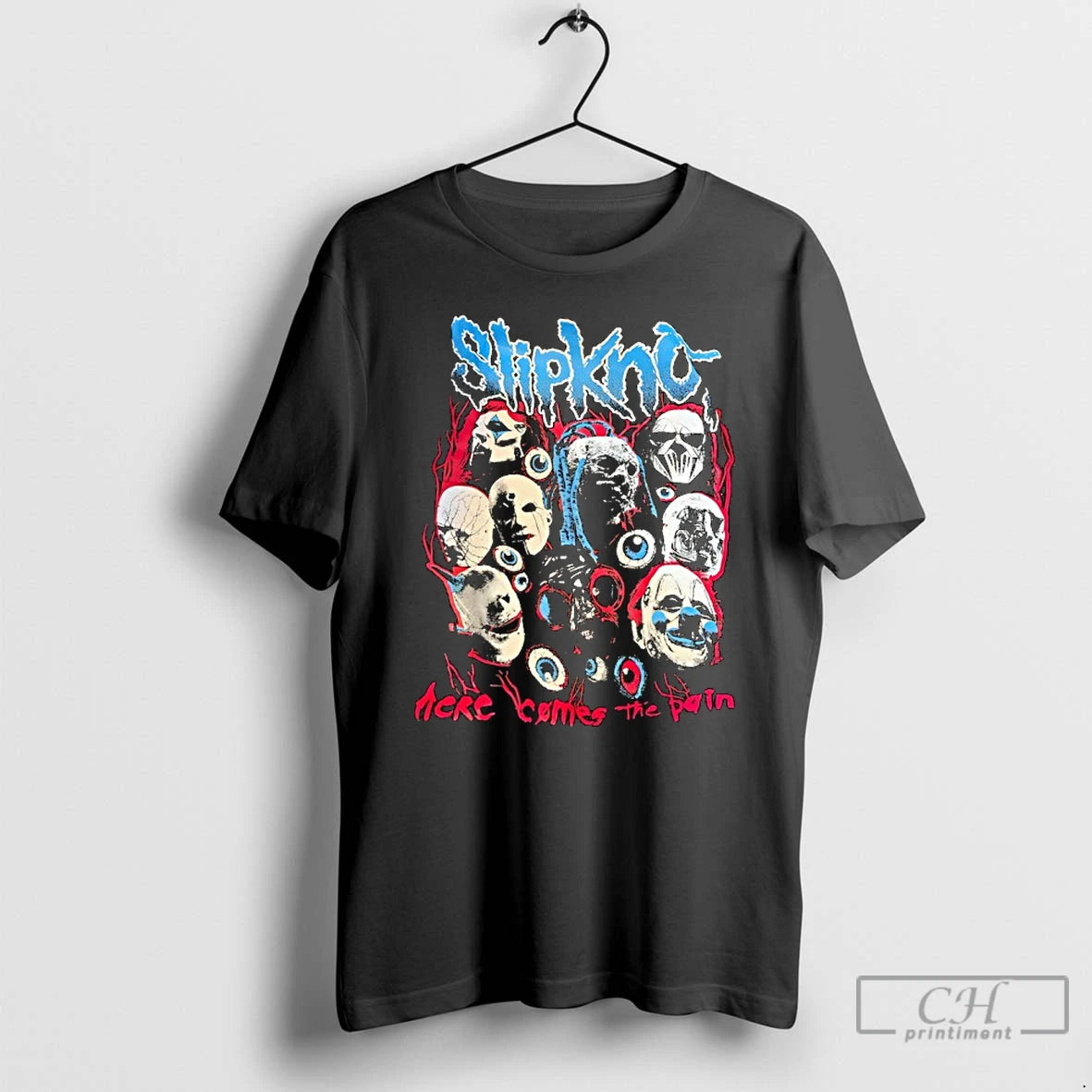 Classic Slipknot Here Comes The Pain T Shirts - clothing by TeeHivey.com