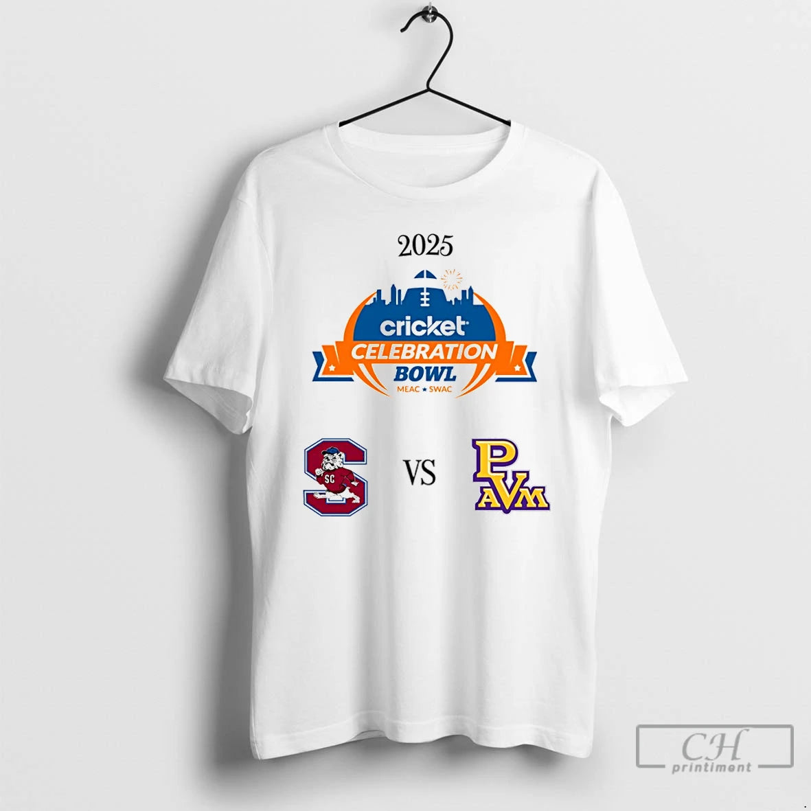 Classic South Carolina State Bulldogs Vs Prairie View Am Panthers 2025 Celebration Bowl T Shirts - clothing by TeeHivey.com