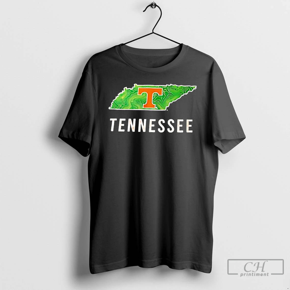 Classic Tennessee Volunteers Map Tennessee - clothing by TeeHivey.com