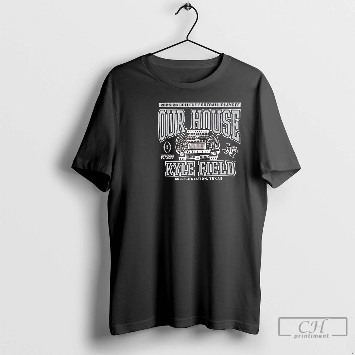 Classic Texas Am 2025 College Football Playoff Our House Kyle Field College Station Texas Circle - clothing by TeeHivey.com