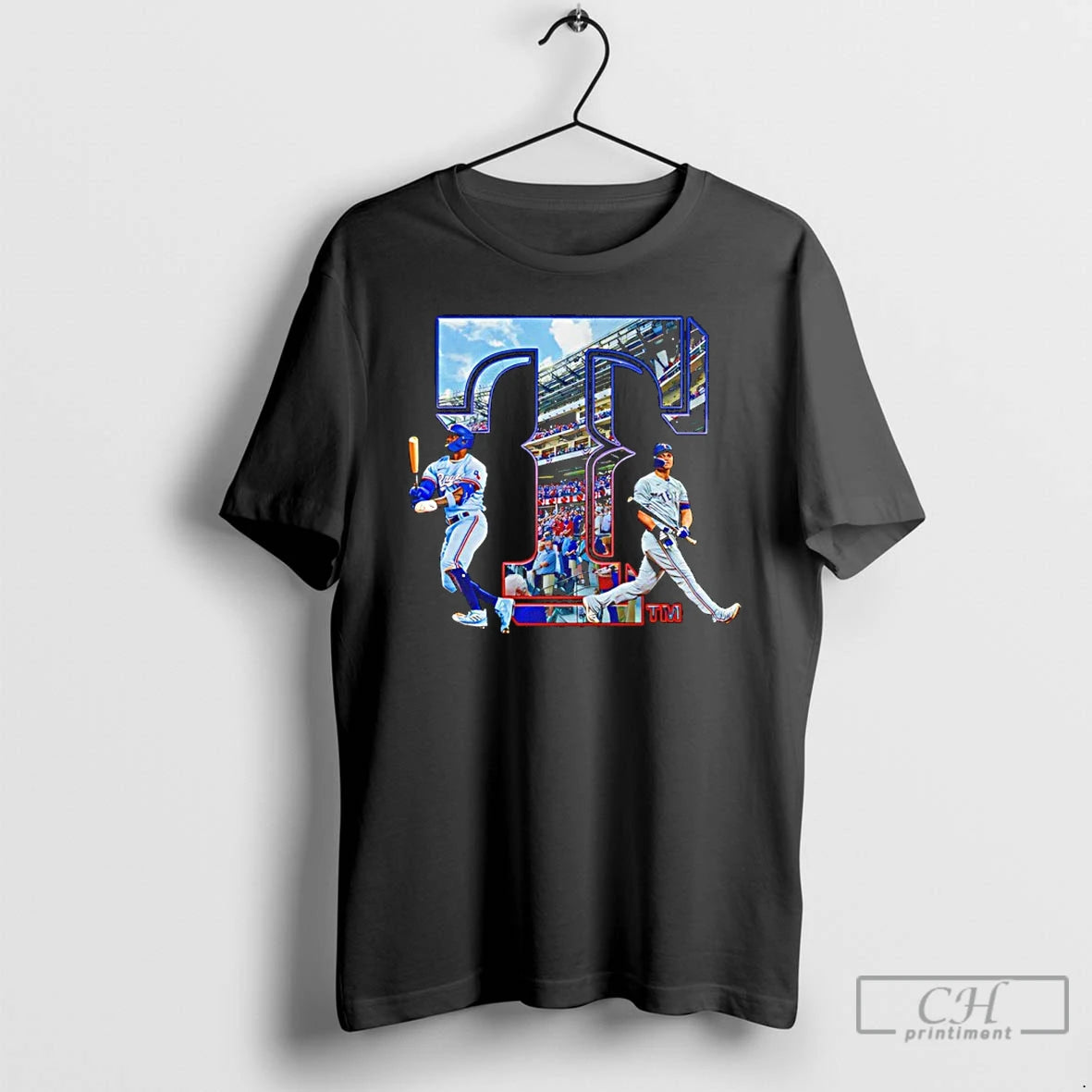 Classic Texas Rangers T Baseball Graphic - clothing by TeeHivey.com