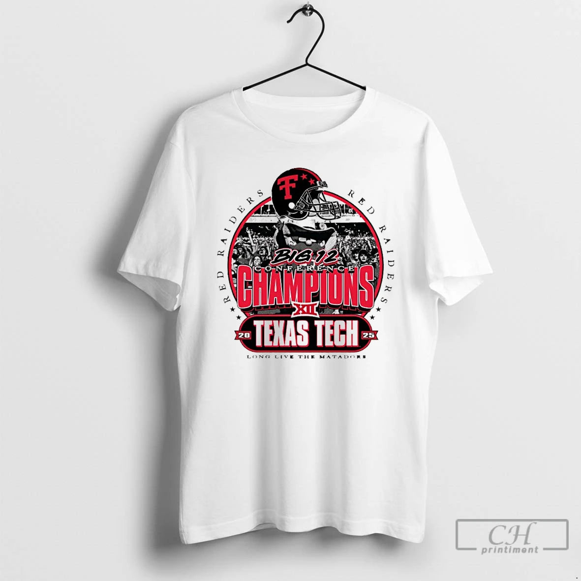 Classic Texas Tech Red Raiders 2025 Big 12 Conference Champions Long Live The Matadors - clothing by TeeHivey.com