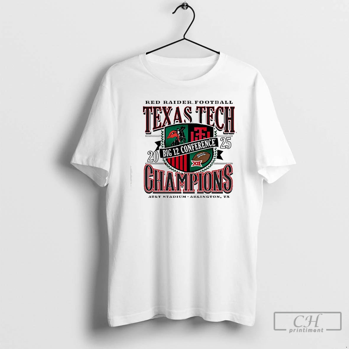 Classic Texas Tech Red Raiders Big 12 Football Champions Att Stadium Arlington Tx T Shirts - clothing by TeeHivey.com