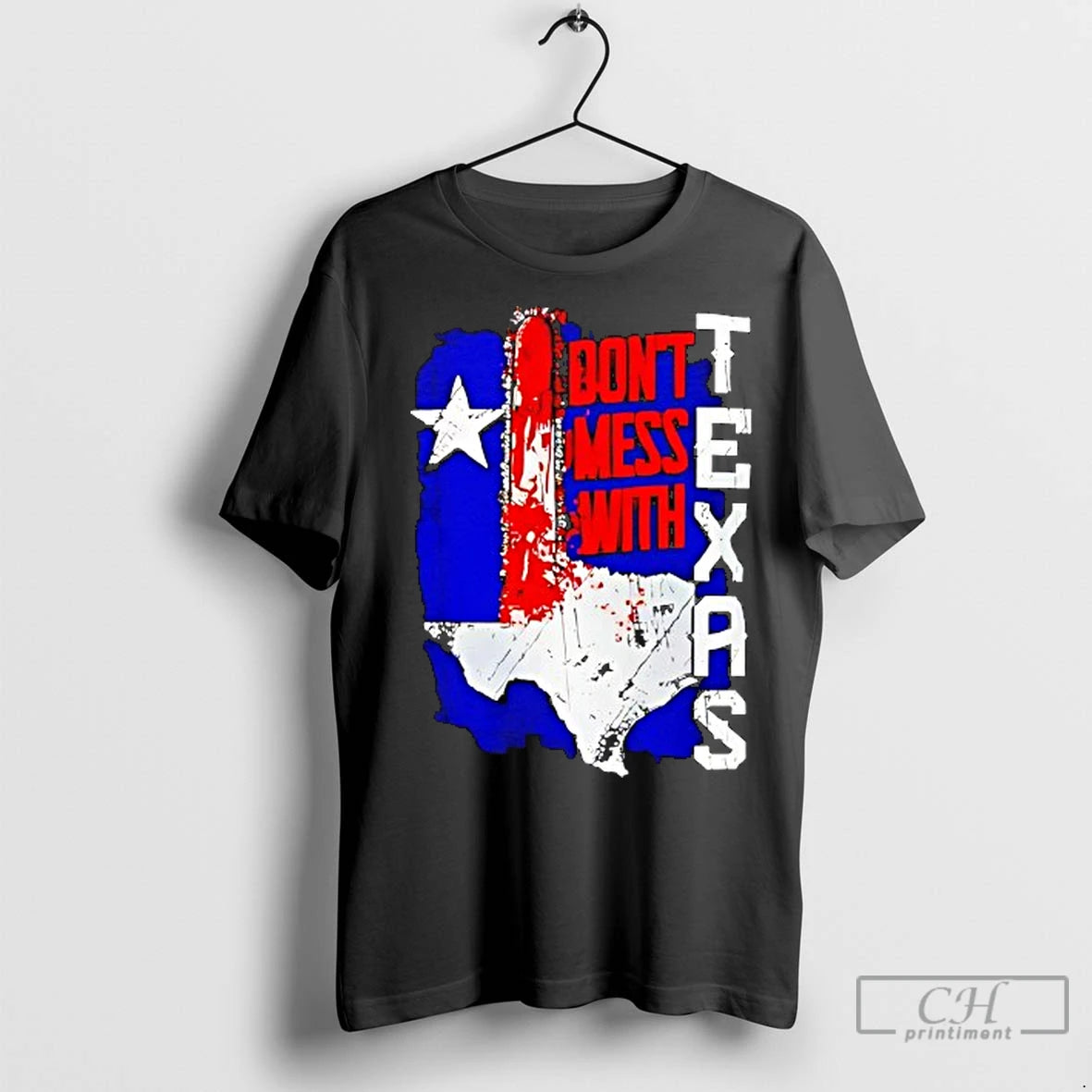 Classic Texas Dont Mess With Map Retro - clothing by TeeHivey.com