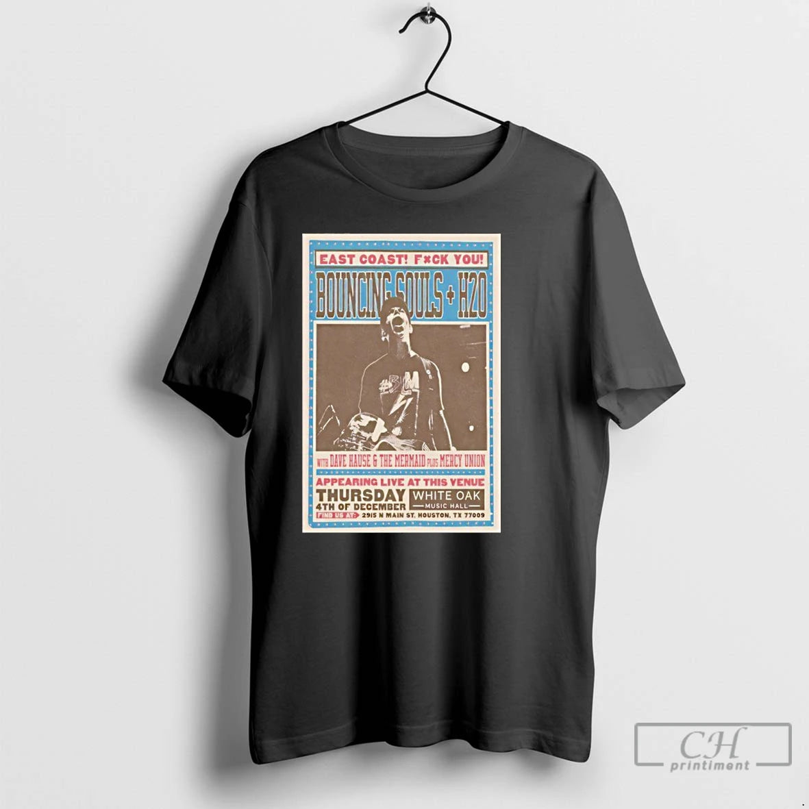 Classic The Bouncing Souls Houston Tx Concert T Shirts - clothing by TeeHivey.com