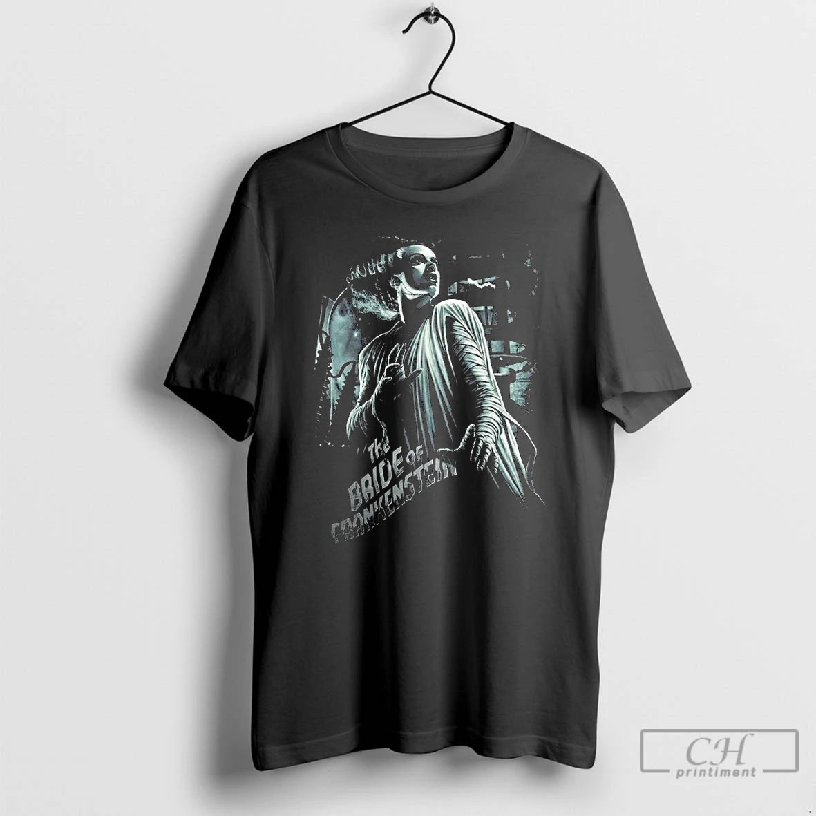Classic The Bride Of Frankenstein 90th Anniversary Long Sleve T Shirts - clothing by TeeHivey.com