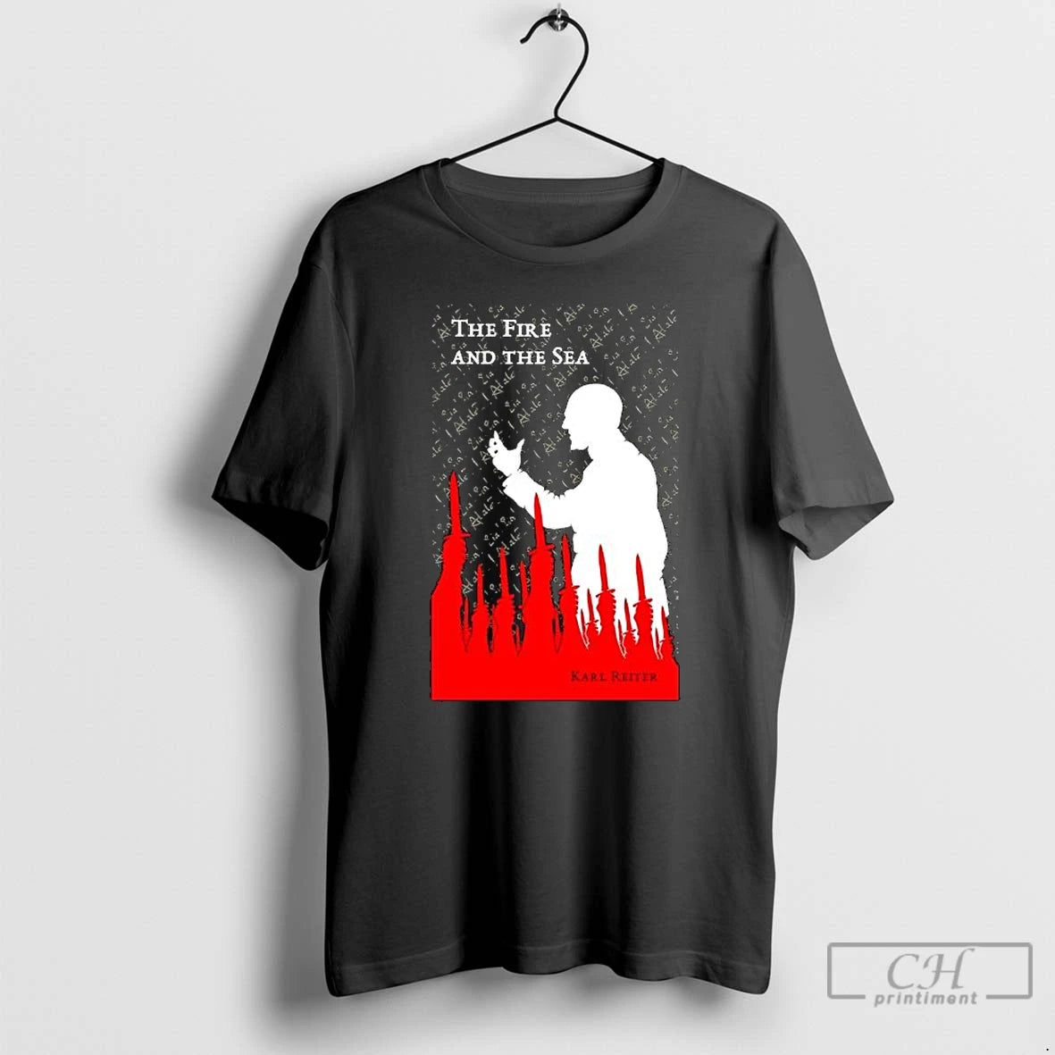 Classic The Fire And The Sea Karl Reiter Graphic - clothing by TeeHivey.com