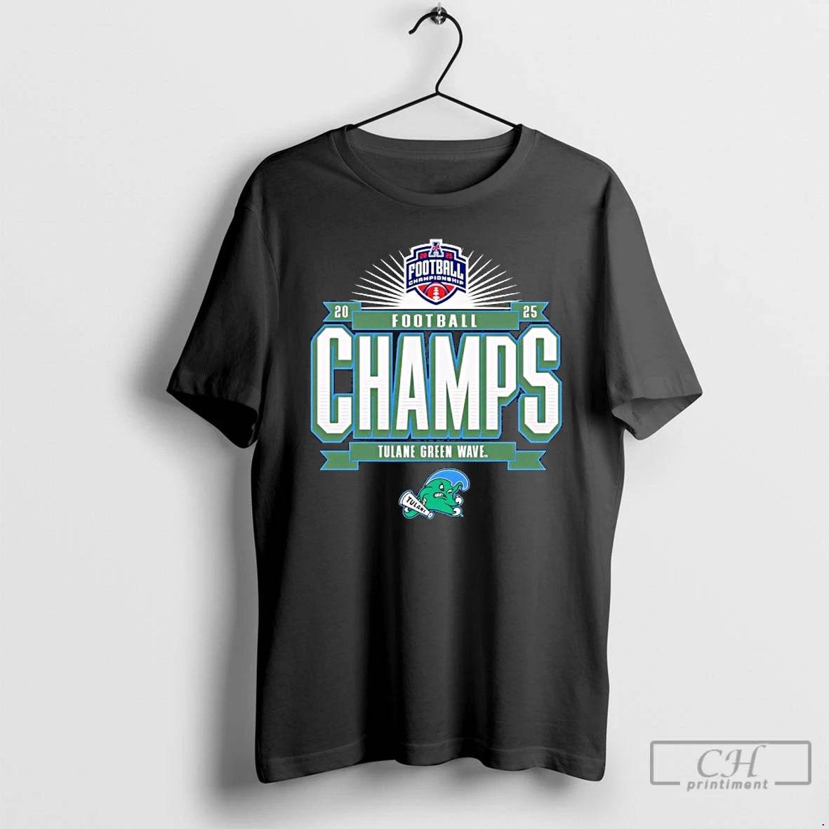 Classic Tulane American Conference Champions 2025 Logo - clothing by TeeHivey.com