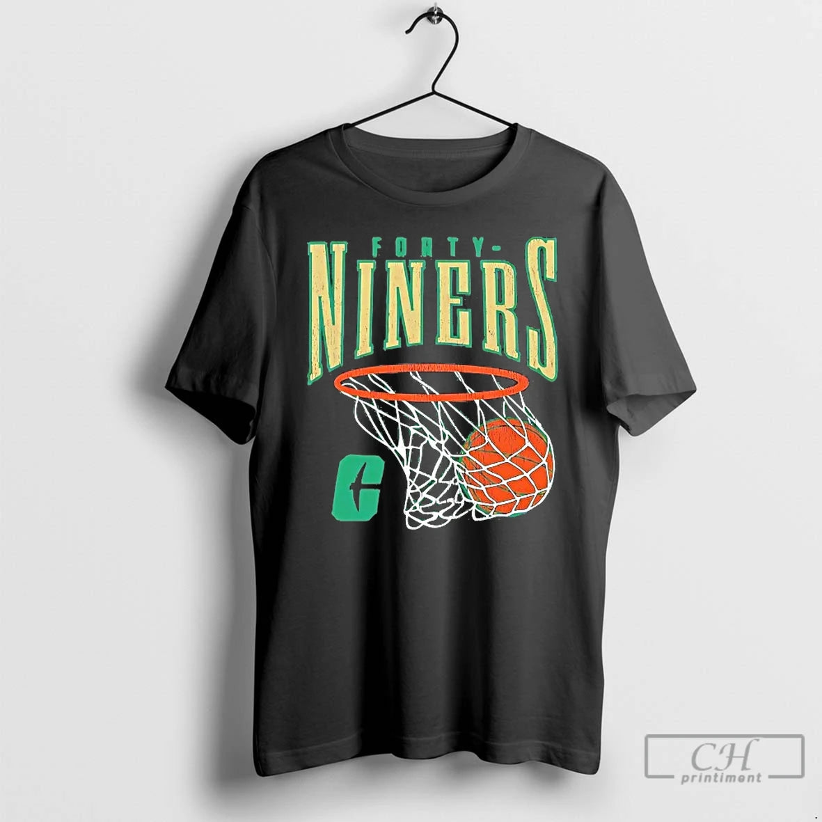 Classic Unc Charlotte 49ers Hoops T Shirts - clothing by TeeHivey.com