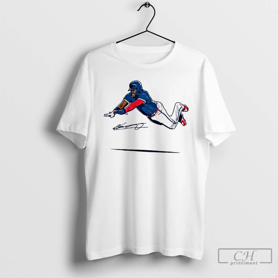 Classic Vladimir Guerrero Jr Super Vlad Flying Slide T Shirts - clothing by TeeHivey.com