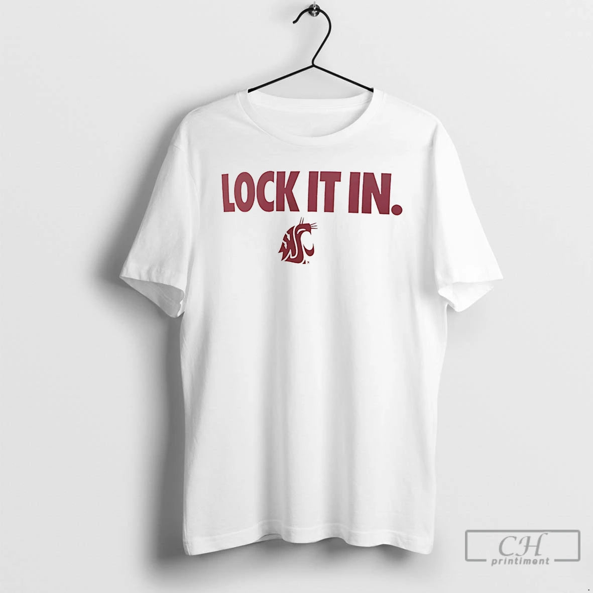 Classic Washington State Cougars Lock It In Logo