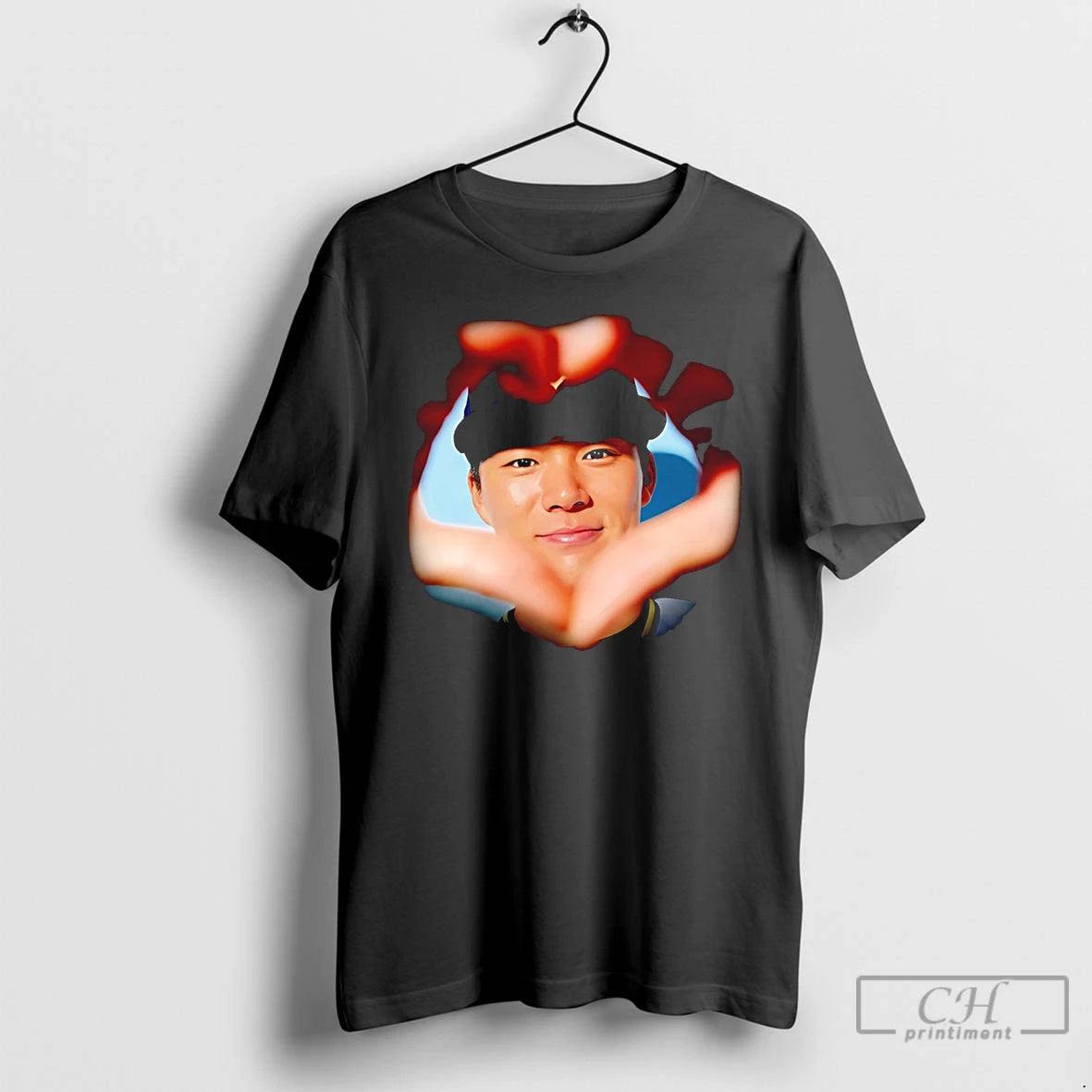Classic Yoshinobu Yamamoto Los Angeles Dodgers Heart Hand Photo