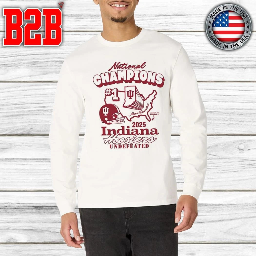 College Football Playoff 2026 Something Inked Indiana National Champions Retro Shirt