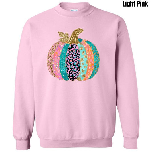 Colorful Pattern Pumpkin Sweatshirt 'NLB'