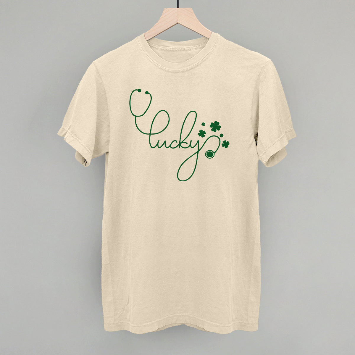 Lucky Script (Stethoscope) - clothing by TeeHivey.com (Image 5)