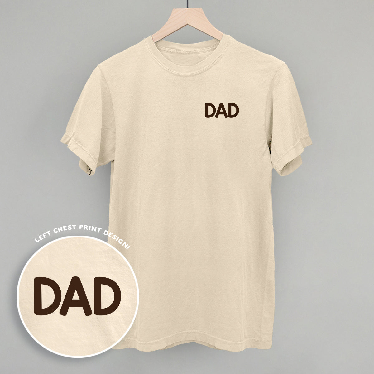 Dad (Brown) (Left Chest) - clothing by TeeHivey.com (Image 5)