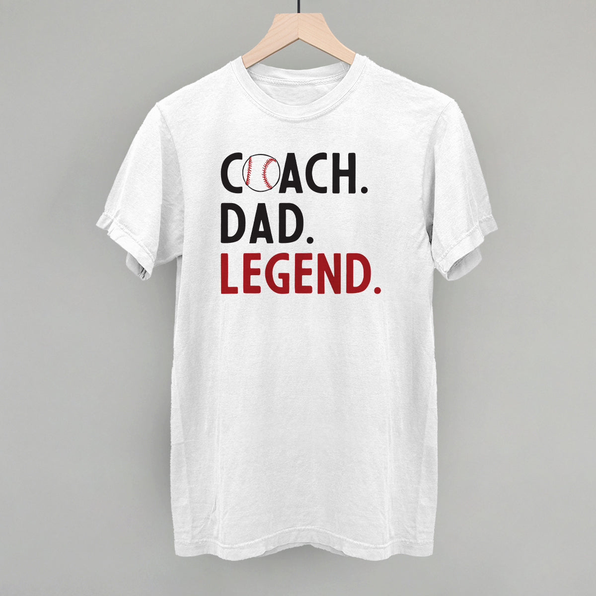 Coach Dad Legend (Baseball/Softball) - clothing by TeeHivey.com (Image 5)