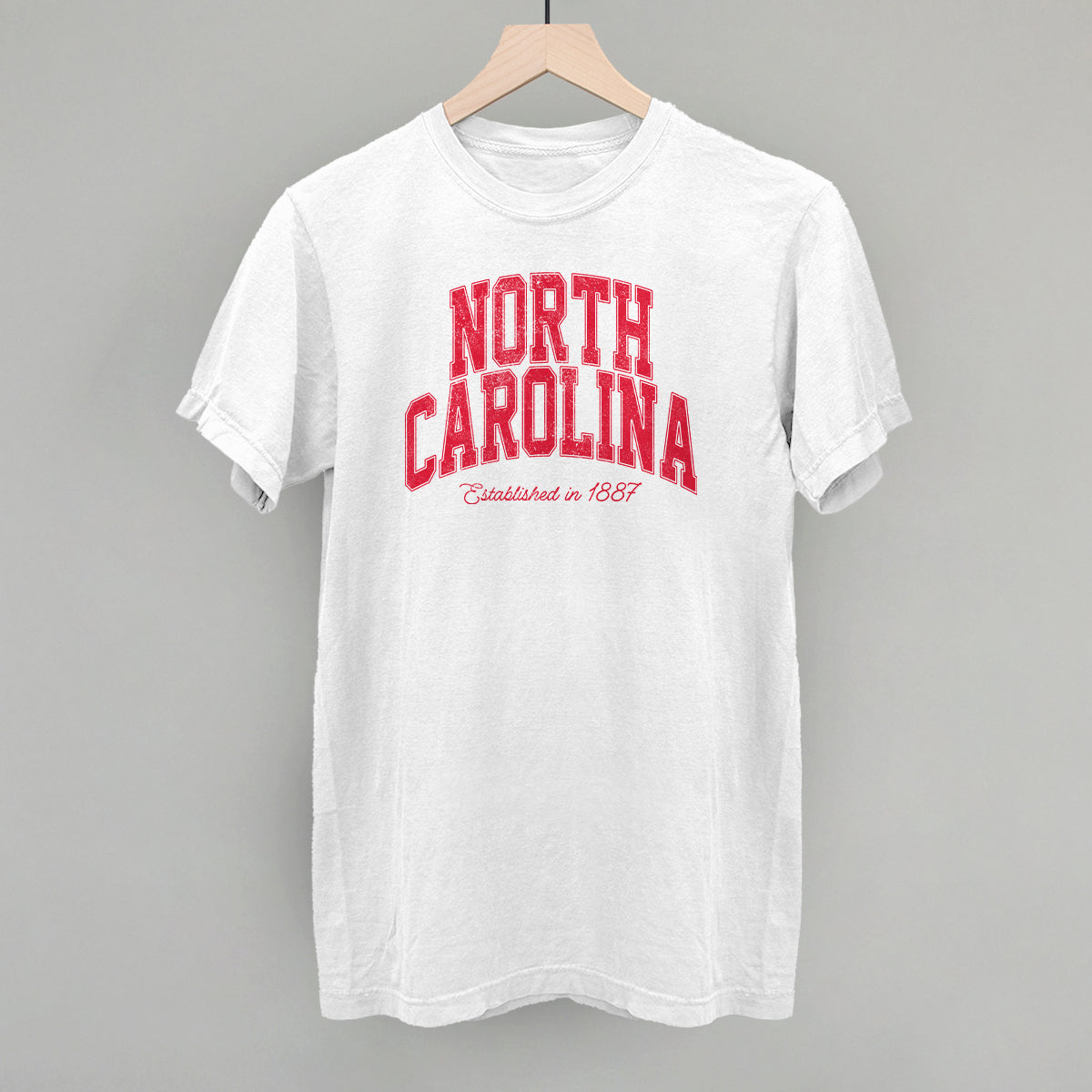 North Carolina Varsity Arch (Red) - clothing by TeeHivey.com (Image 5)