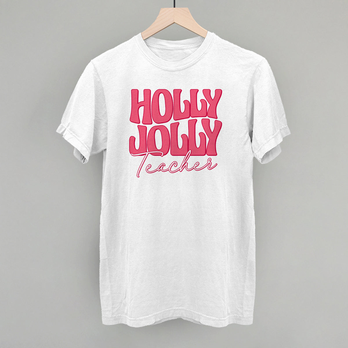 Holly Jolly Teacher - clothing by TeeHivey.com (Image 5)