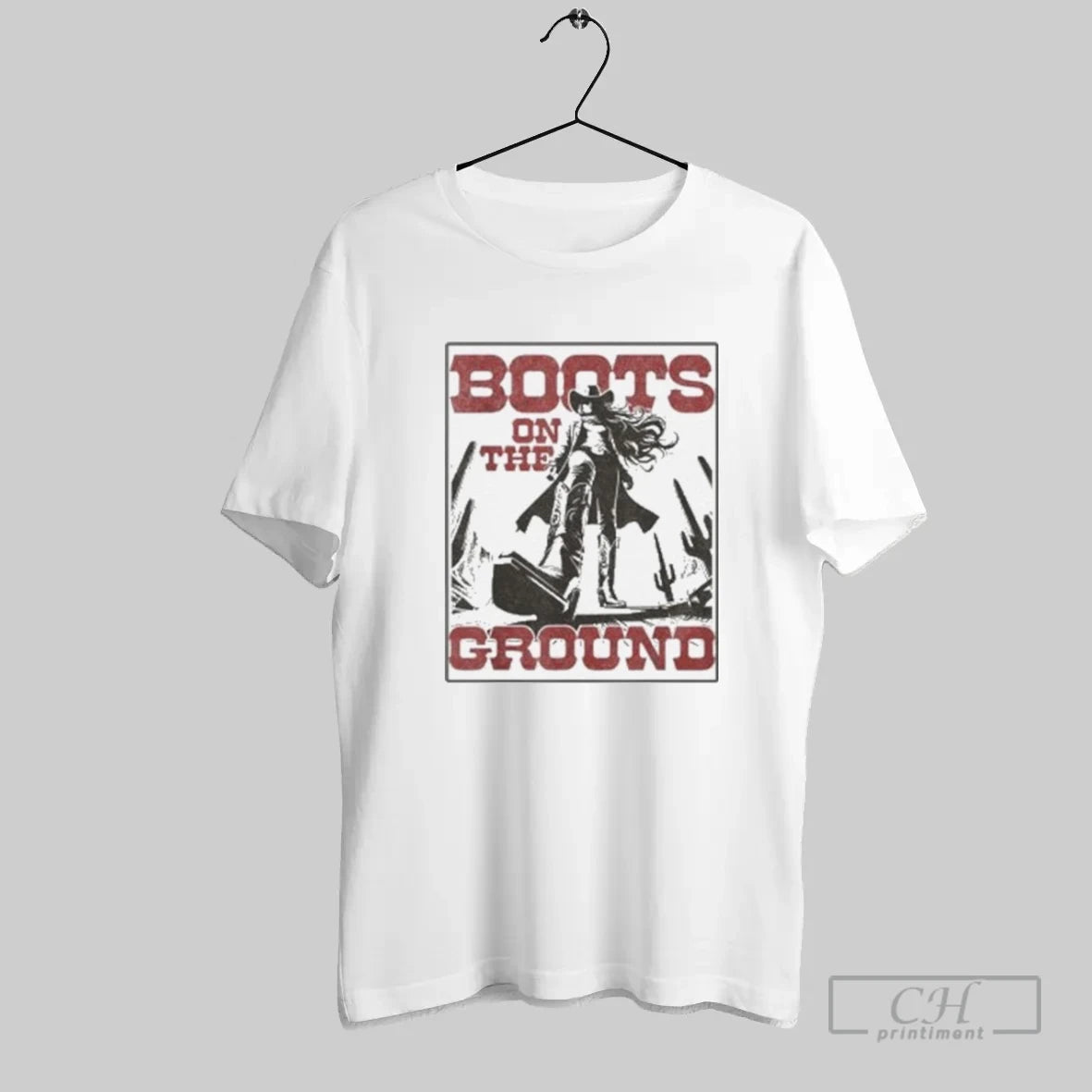 Cowgirl Boots On The Ground Vintage Western - clothing by TeeHivey.com