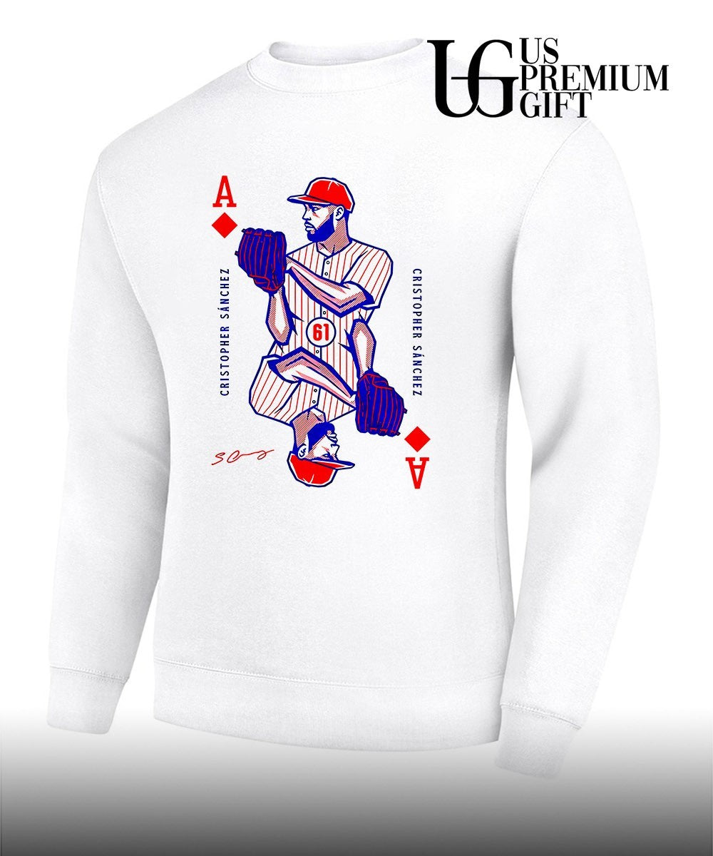 Cristopher Sánchez Philadelphia Phillies baseball Ace playing card shirt