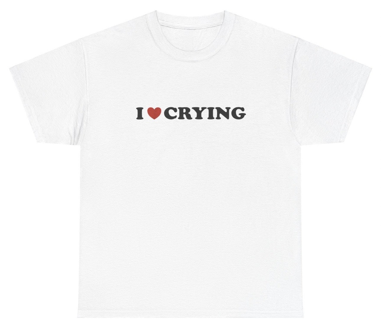 AAA I Love / Heart Crying T Shirt