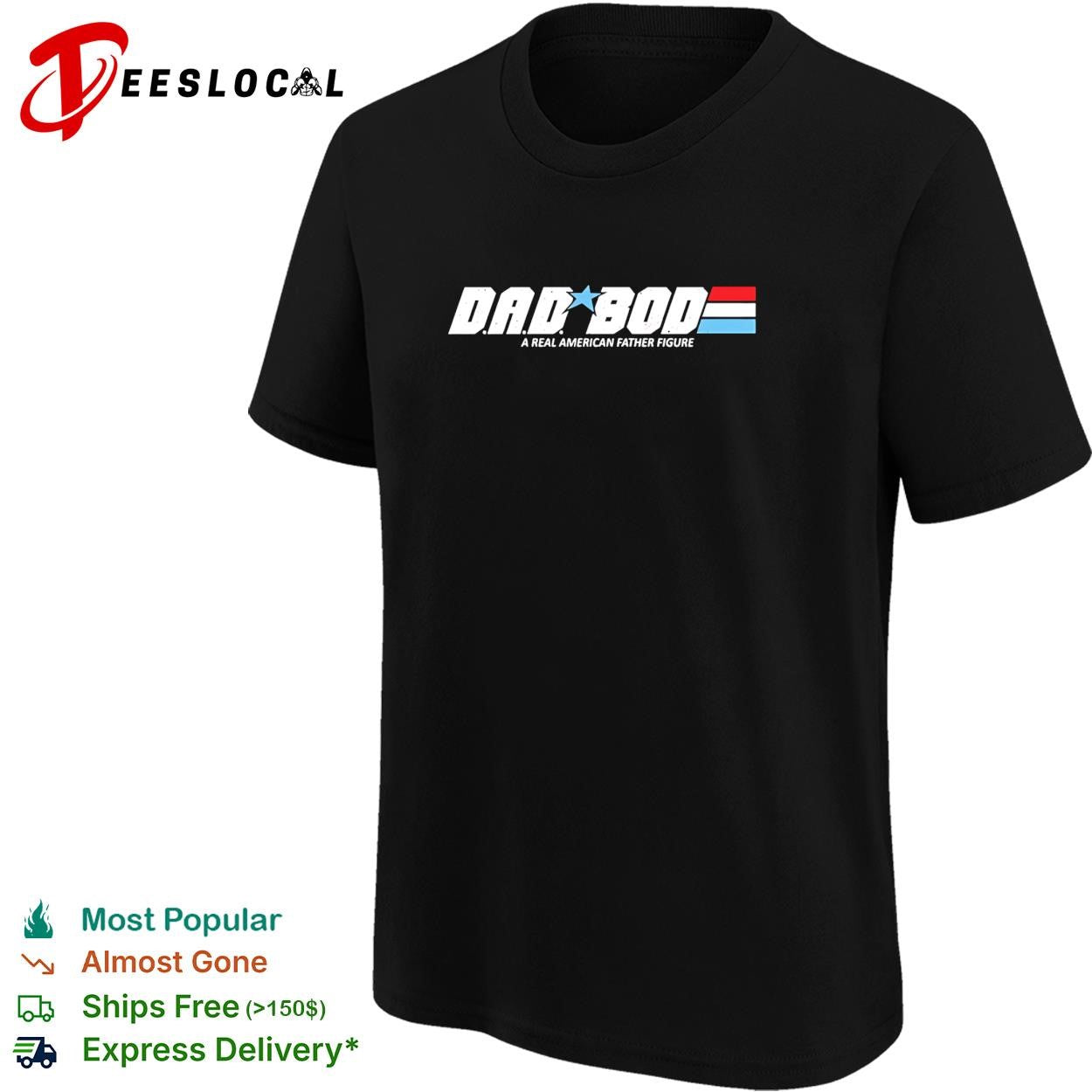 D.A.D. BOD A Real American Figure vintage shirt