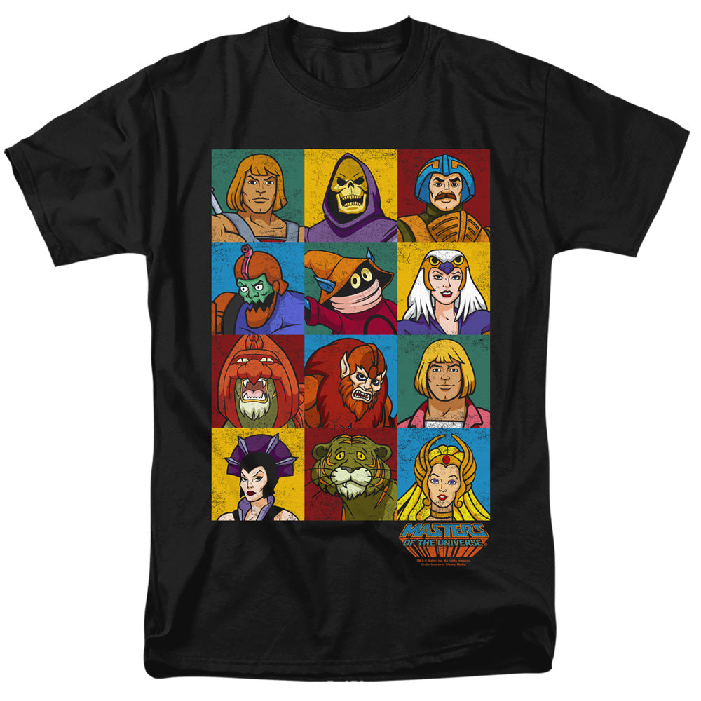 Masters Of The Universe - Character Heads - Adult T-Shirt - clothing by TeeHivey.com