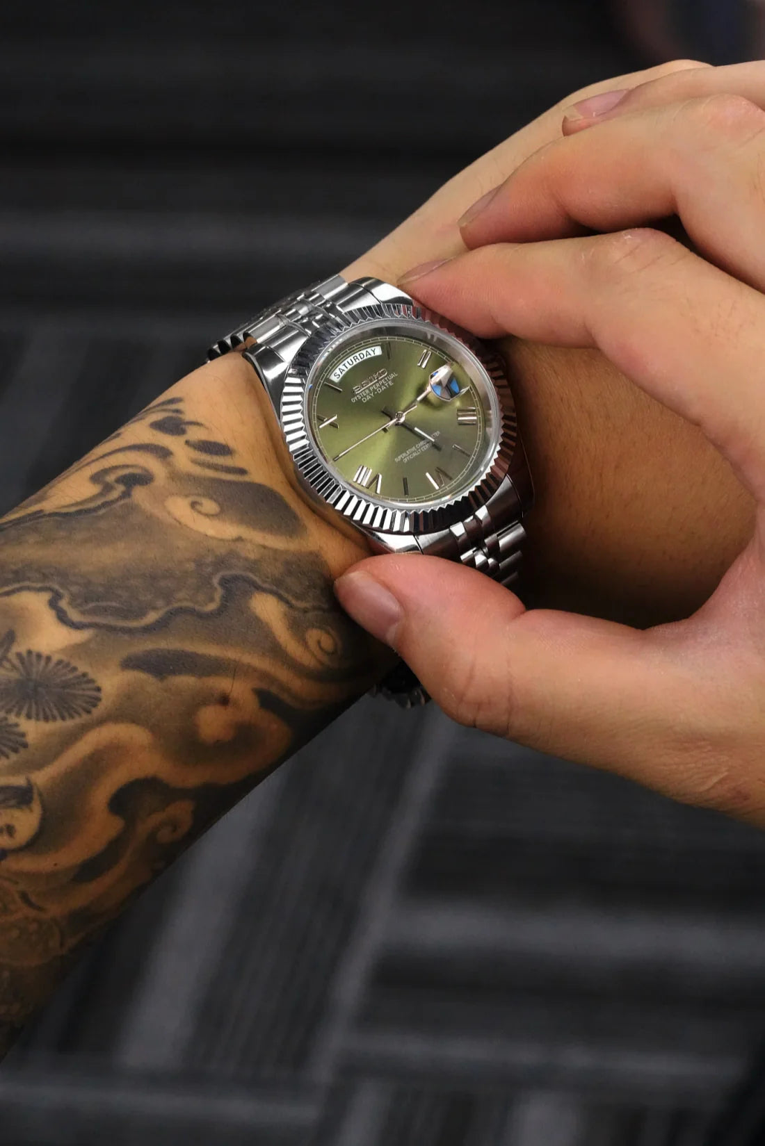 Mod Day-Date Green