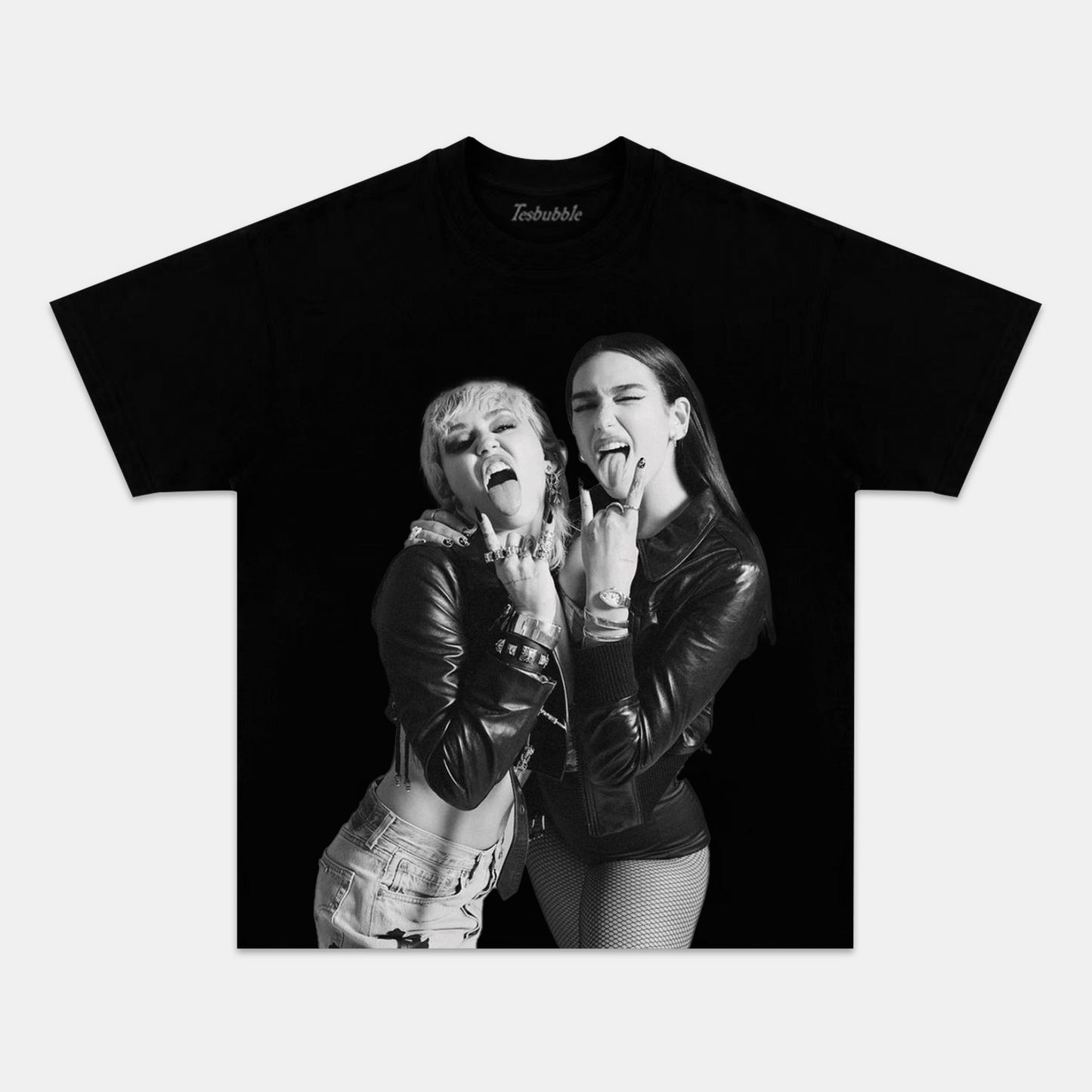 DUA LIPA AND MILEY CYRUS TEE