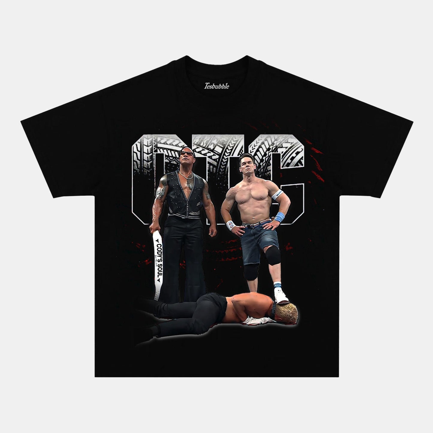 DWAYNE JOHNSON & JOHN CENA TEE2
