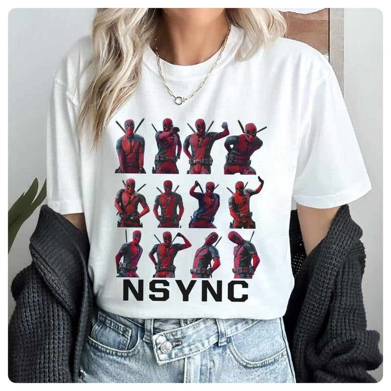 Deadpool Movie Shirt Deadpool Dance Shirt Deadpool Wolverine Shirt Wade Wilson Logan Shirt Deadpool Superrhero TShirt
