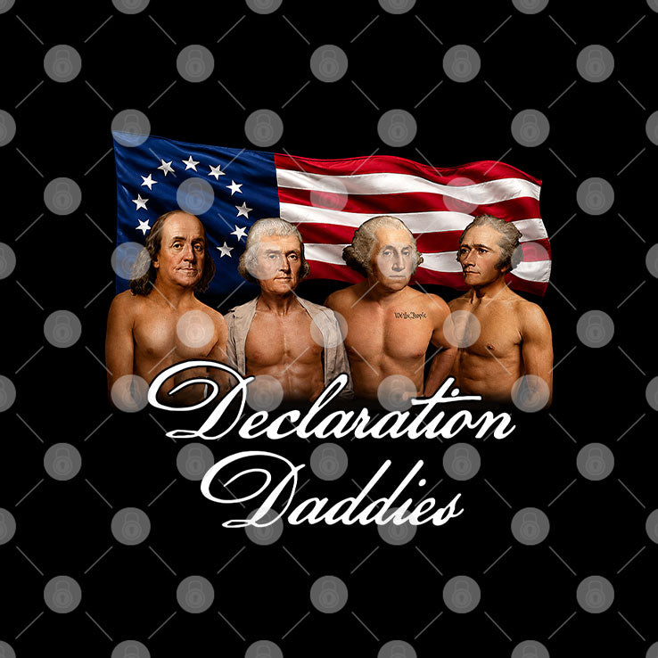 Declaration Daddies 4th Of July Founding Fathers America 250 T Shirt