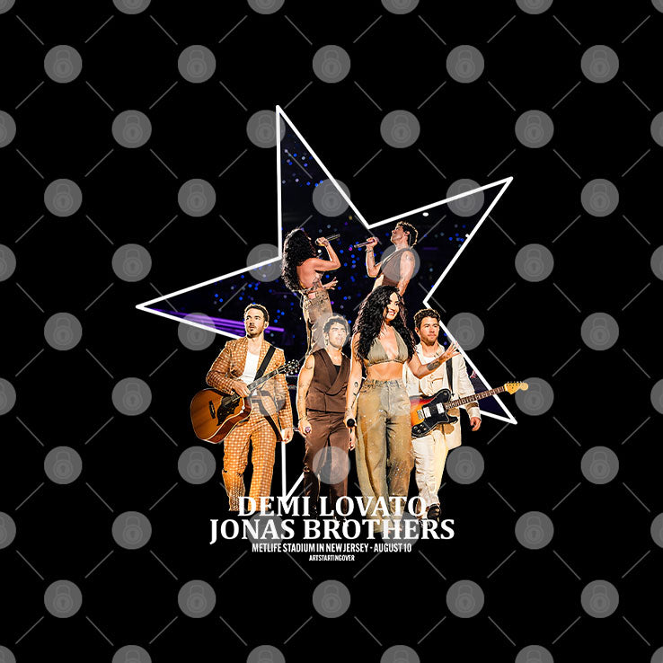 Demi Lovato Jonas Brothers MetLife Stadium In New Jersey August 10 Shirt