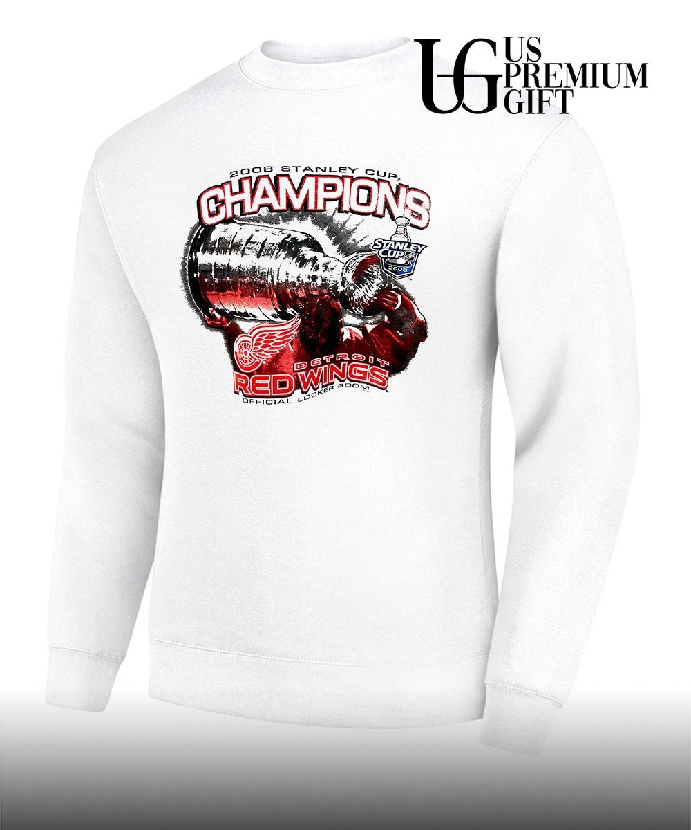 Detroit Red Wings 2008 Stanley Cup Champions NHL Official Locker Room shirt