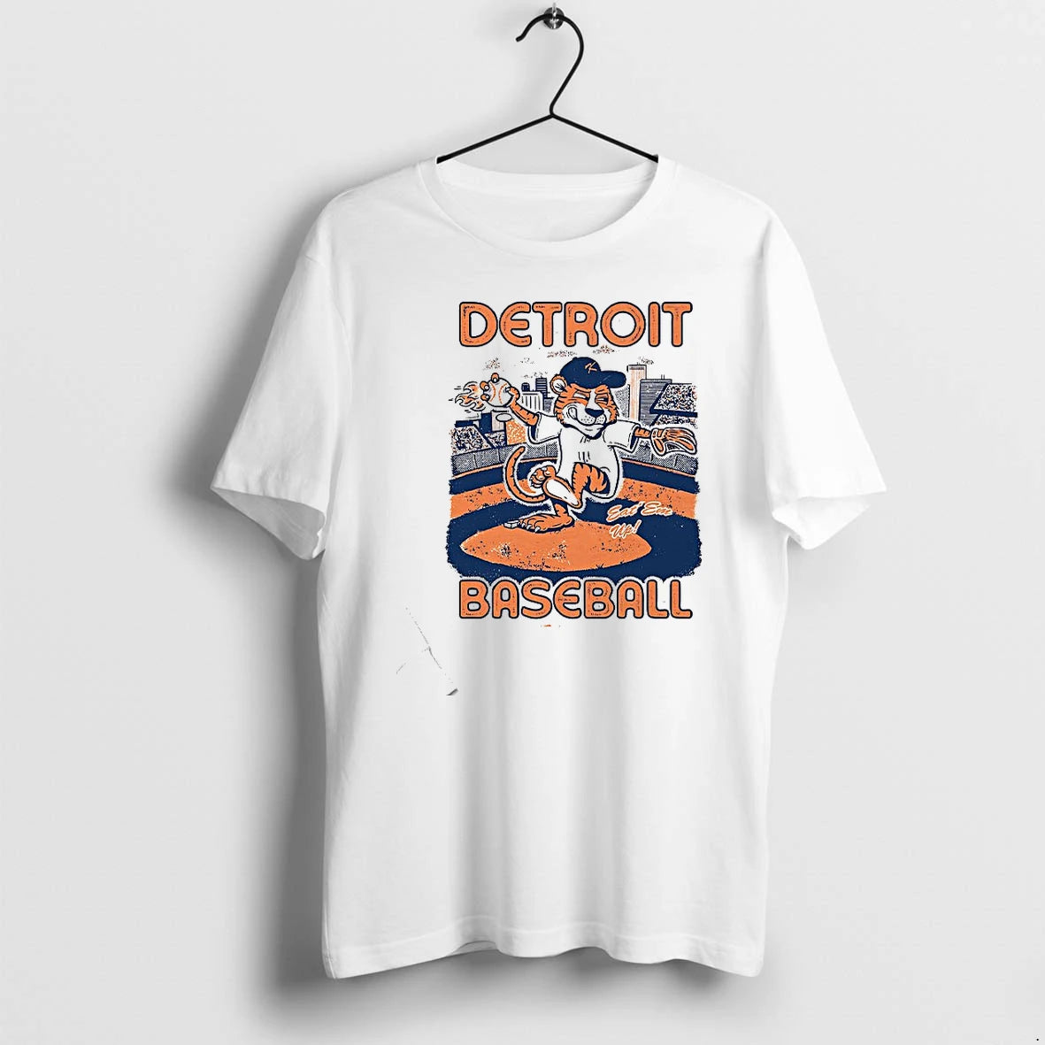 Detroit Tigers Baseball Cartoon Tiger Tshirts Sweater