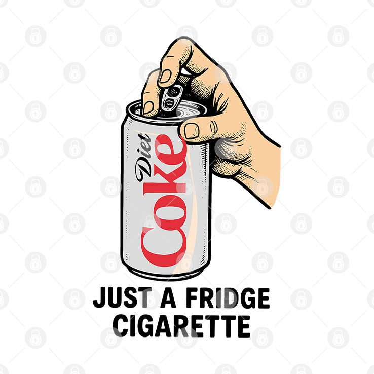 Diet Coke Just A Fridge Cigarette T Shirt