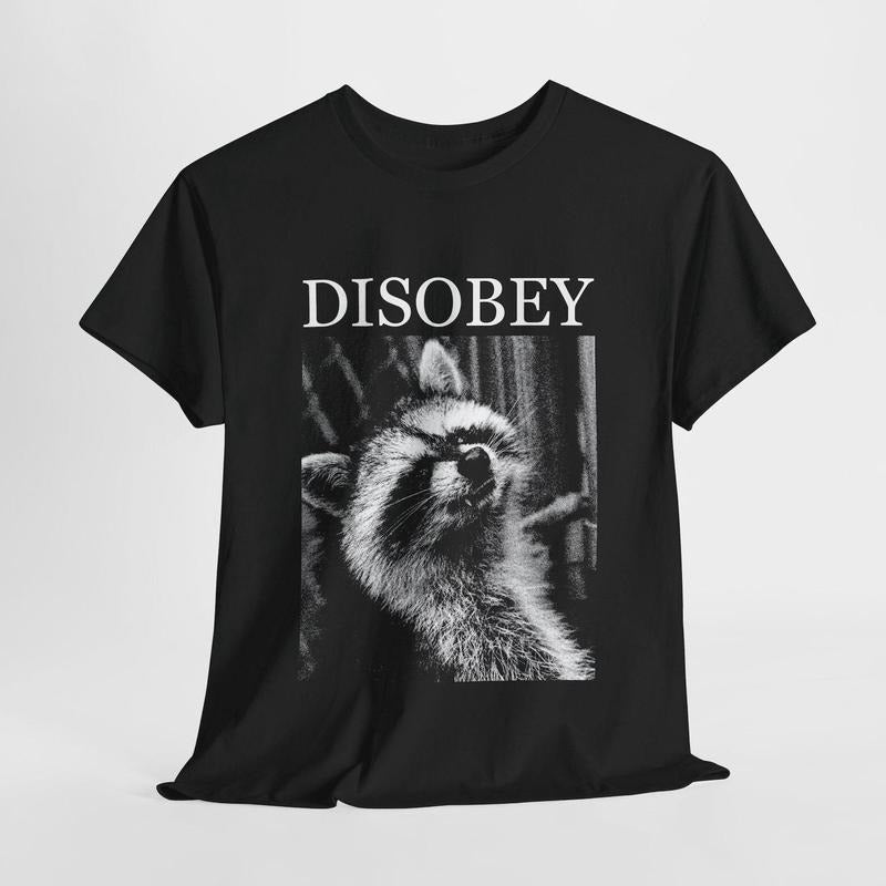 Disobey Raccoon T-Shirt